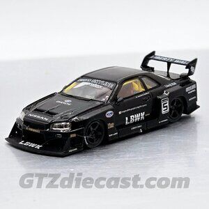 nissan LB-ER34 Super Silhouette 844 Black
